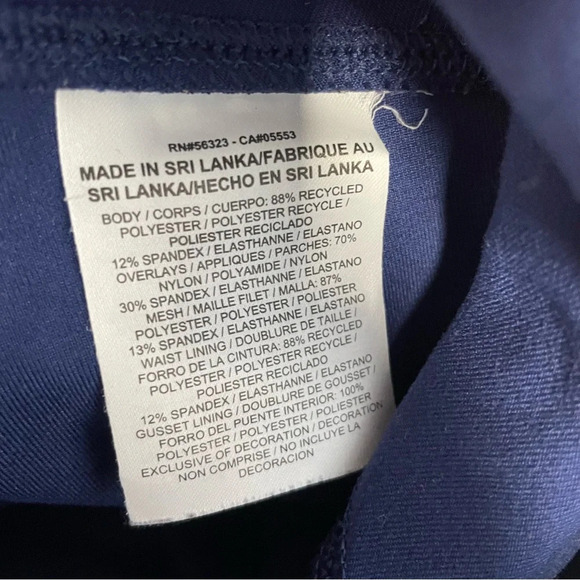 Nike Power Legend Compression Training Leggings Blue High Rise Womens medium - Picture 8 of 9